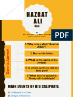 Hazrat Ali (RA)
