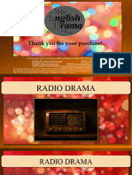 Radio Drama Powerpoint