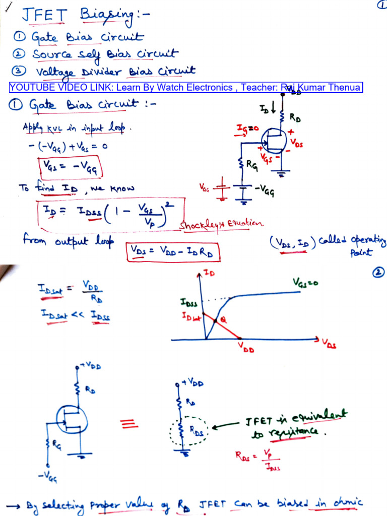JFET Biasing PDF