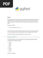 Python Methods and Functions 1667919720