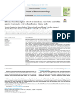 Efficacy of medicinal plant extracts as dental and periodontal antibiofilm agents A systematic review of randomized clinical trials