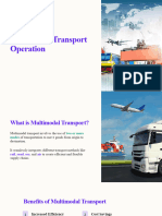 Multimodal Transport Operation