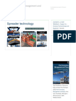 Spreader Technology - Port Economics, Management and Policy