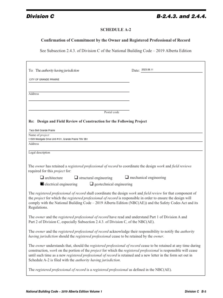 Schedule A-2 Commitment Confirmation | PDF | Finance & Money Management ...