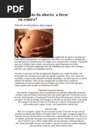 Legalização do aborto