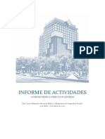 Informe de Actividades DG