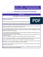 Diversidade e Inclusão na Sociedade - Diversos Cargos CNU