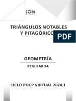 Geometría_Regular 3A_Triángulos notables y pitagóricos_clase