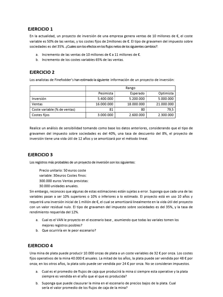 Ejercicios Tema 4 | PDF | Inflación | Economias