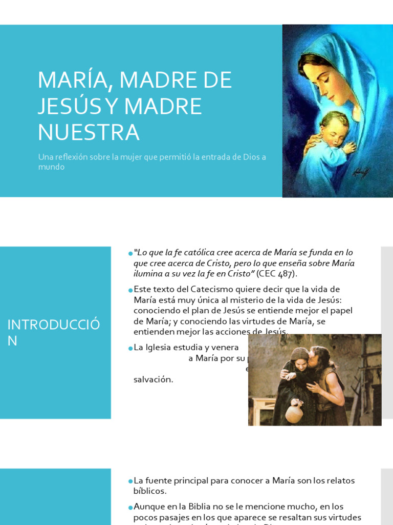 María: Madre y Modelo de Fe | PDF | María, madre de Jesús | Cristo (título)