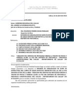 Carta N°031 Subsanacion de Muro de Grass Sintetico La Paz