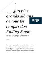 Les 500 Plus Grands Albums de Tous Les Temps Selon Rolling Stone - Wikipédia