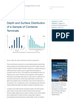 Depth and Surface Distribution of A Sample of Container Terminals - Port Economics, Management and Policy