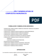 Tema 3. Formul. Inorgánica