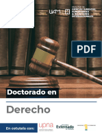 Brochure Informativo Doctorado en Derecho IV Edición