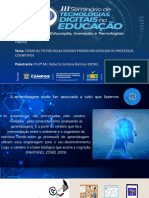 Palestra Cognição e Linguagem Na Era Digital