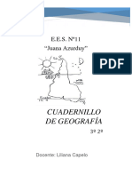 Cuadernillo Geografia 3º Año 2023