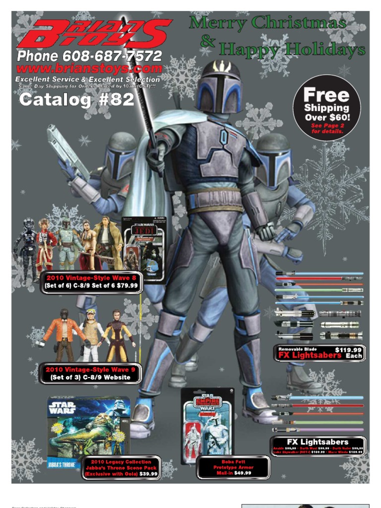 Brian's Toys Product Catalog #82 | PDF | Obi Wan Kenobi | Luke