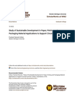 Study of Sustainable Development in Paper Printing and Packaging