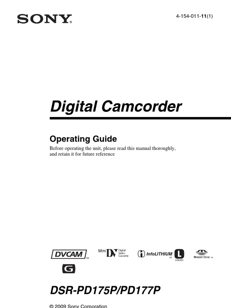 Sony Dsr-pd175,Pd177,Pd198 Operating Manual | Exposure (Photography) |  Aperture