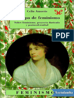 Tiempo de Feminismo Sobre Feminismo Proyecto Ilustrado y Postomodernidad - Celia Amoros