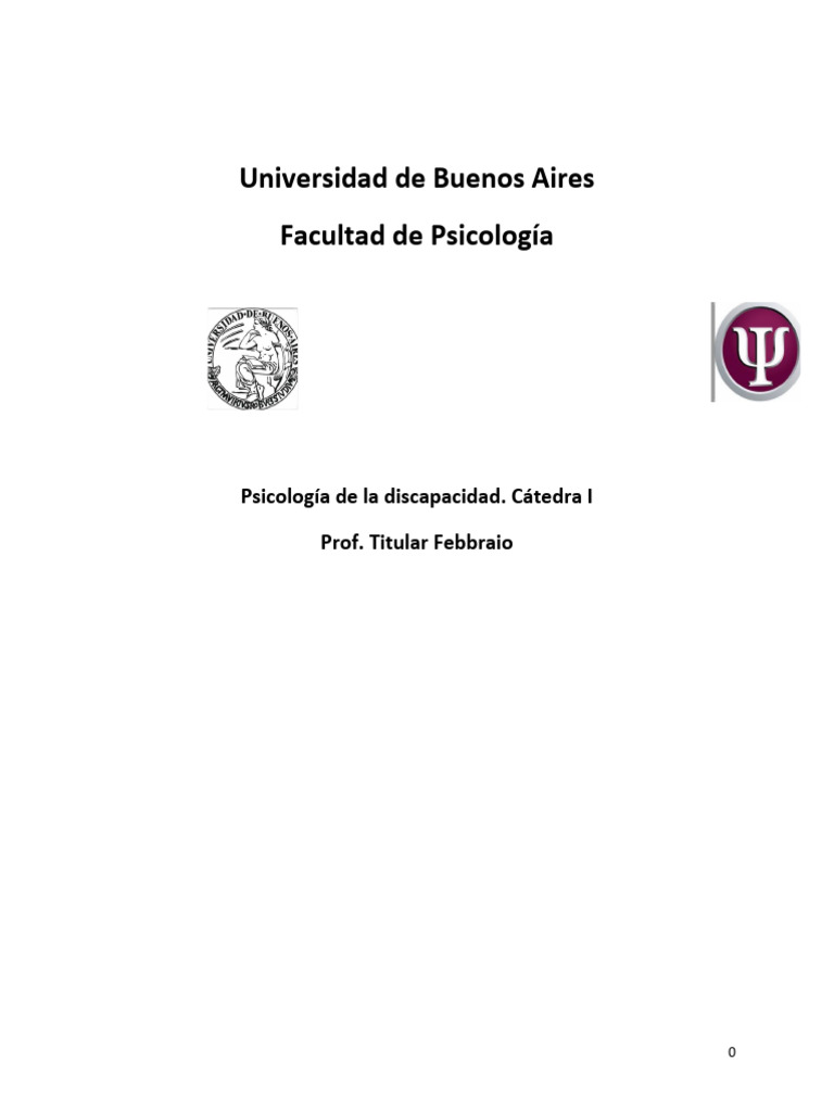 Psicología de la Discapacidad: Enfoques y Modelos | PDF | Invalidez ...