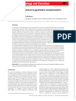 2013 - Arbour - Incomplete Specimens in Geometric Morphometric Analyses