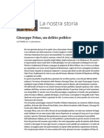 Giuseppe Prina, Un Delitto Politico - La Nostra Storia