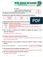 7 C La Rentrée Autour Du Monde Questionnaire Correction