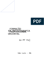 Material Didático Do Curso de Massoterapia Oriental Módulo I (2022)