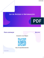 Pptx. Lei de Acesso A Informacao