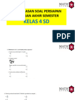 Soal Pas Kelas 4 Semester Ganjil