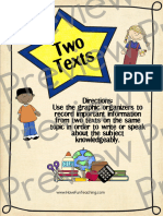 Two Texts Important Information Activity Preview