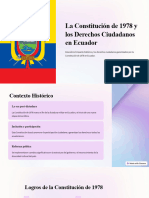 La Constitucion de 1978 y Los Derechos Ciudadanos en Ecuador 3