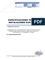 Esp. Tecnicas Inst. Electricas - IEP CHOAQUERE