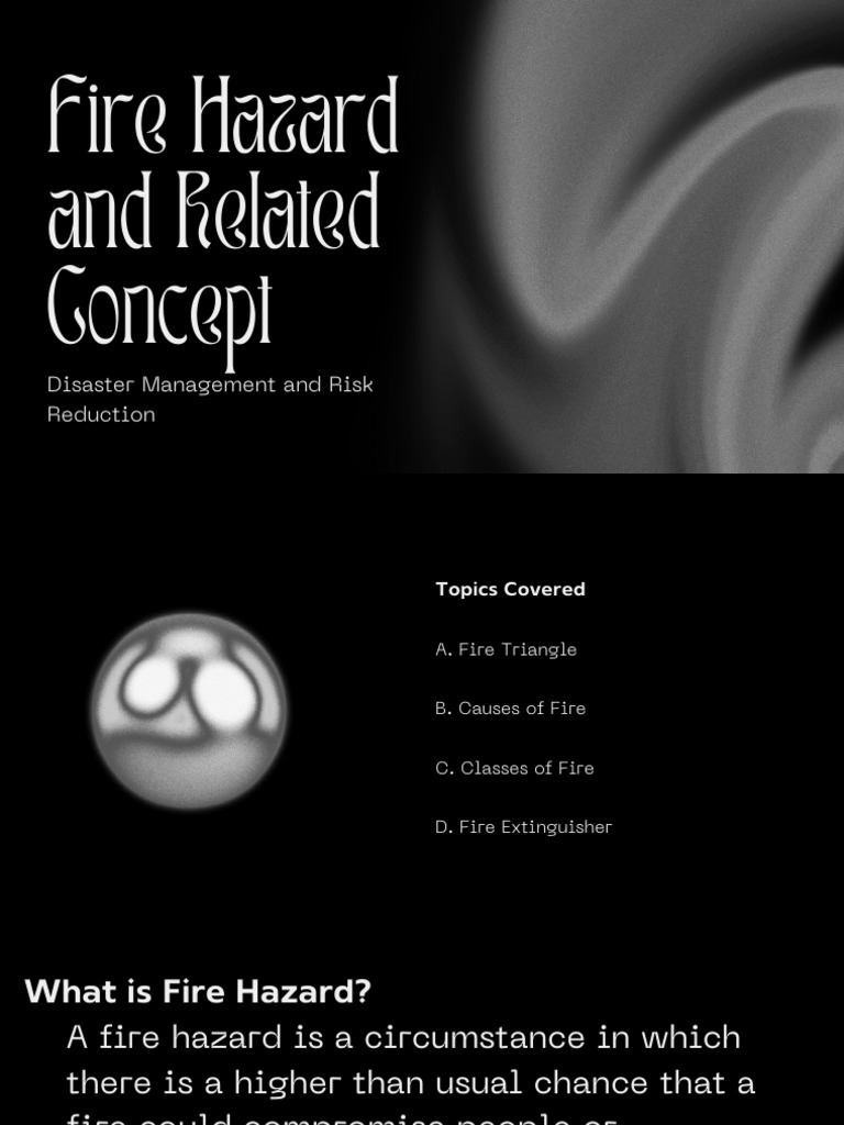 Fire hazards pdf fires combustion