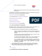 La Extincion de La Relacion Laboral