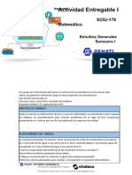 Actividad Entregable I: Matemática SCIU-178