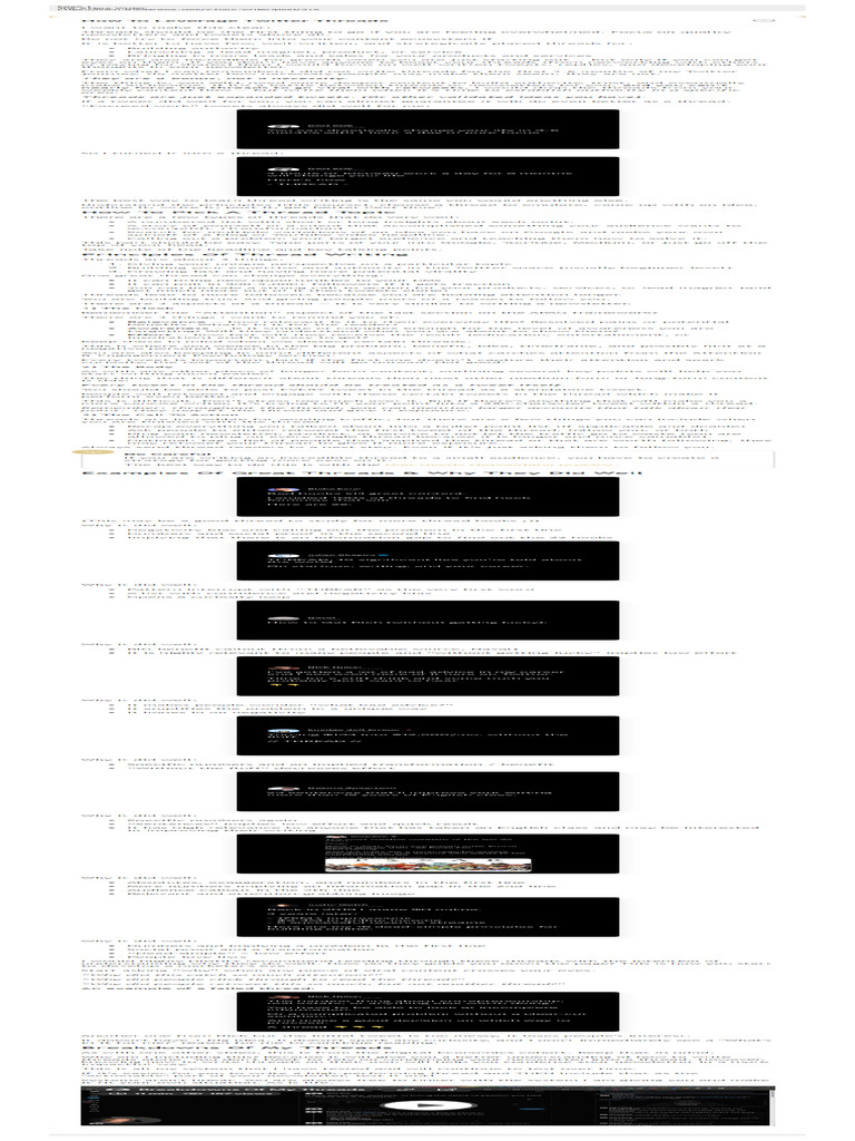 How To Leverage Twitter Threads Pdf Attention Cognition