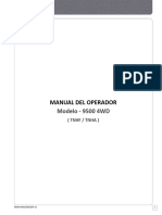 9500 4wd Manual de Operacion