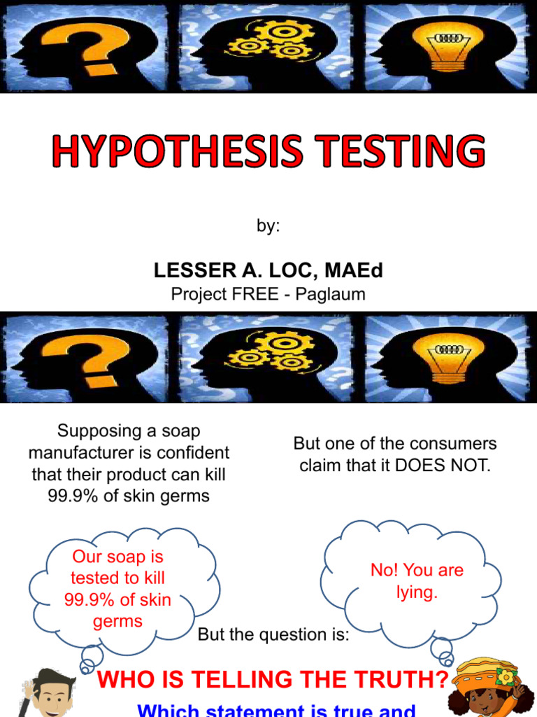 Module 8 1 hypothesis testing 1 type 1 or 2 error z test t test anova 2