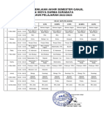 JADWAL PAS GANJIL REVISI