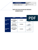 Procedimiento de Evaluacion de Riesgos Medio Ambientales