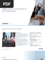 Study - Id72673 - Digital Music Sirius XM in The United States Brand Report