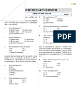 Blood Relation - DPP 02 (English) II Banker Foundation 2023 (Pre+Mains)