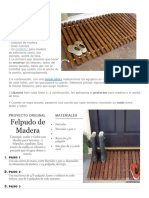 Cómo Hacer Un Felpudo de Madera