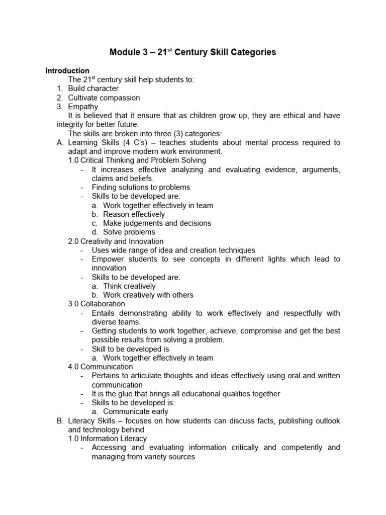 Ed 10 Module 3 | PDF | Thought | Information