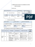 HOJA DE RUTA SEMANA DE GESTION