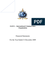 FinancialStatements2009 Interpol