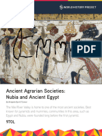 Agrarian Societies - Nubia and Ancient Egypt